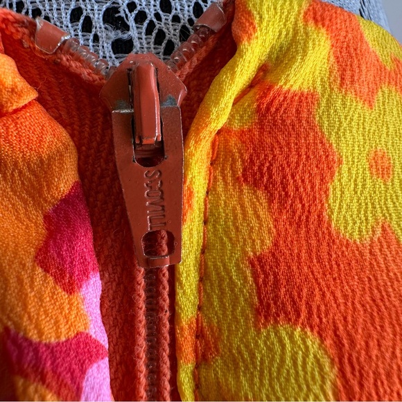 Vintage 1970s Hawaiian Floral Print Maxi Dress XS - Picture 6 of 7